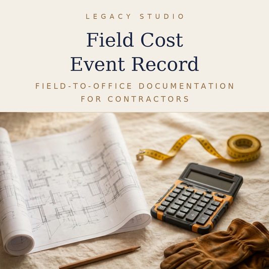 Field Cost Event Record